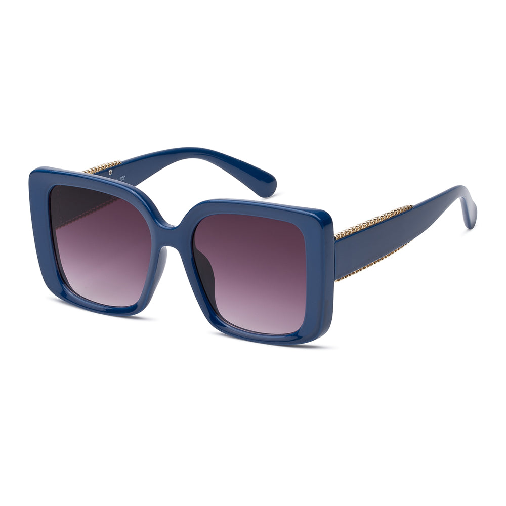 Stella McCartney Blue Square Sunglasses, New Authentic Stella McCartney Sunglasses SC 40011I 84X  main image 3