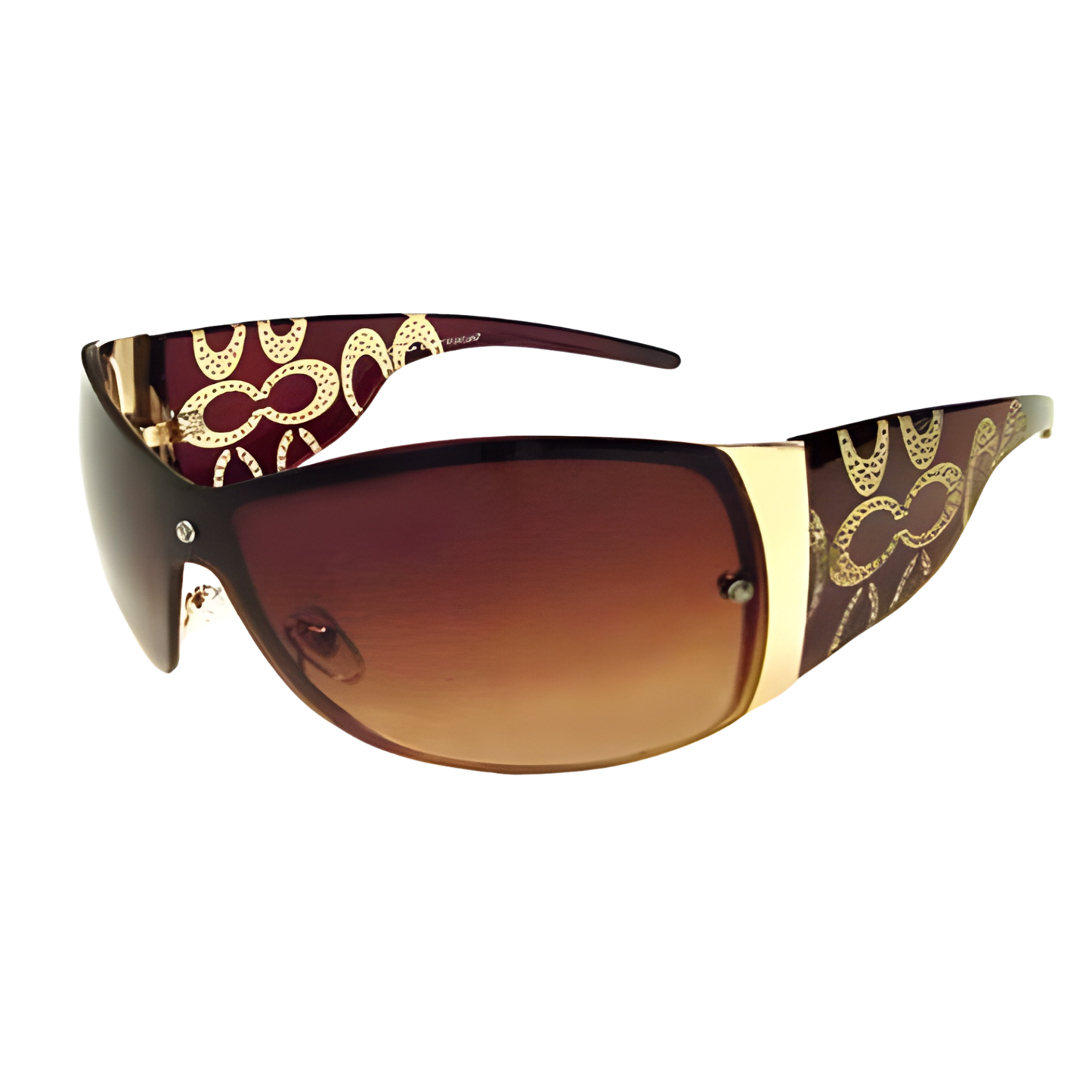 Women's wholesale fashion sunglasses with a round frame, black acetate material, and polarized gradient lenses.