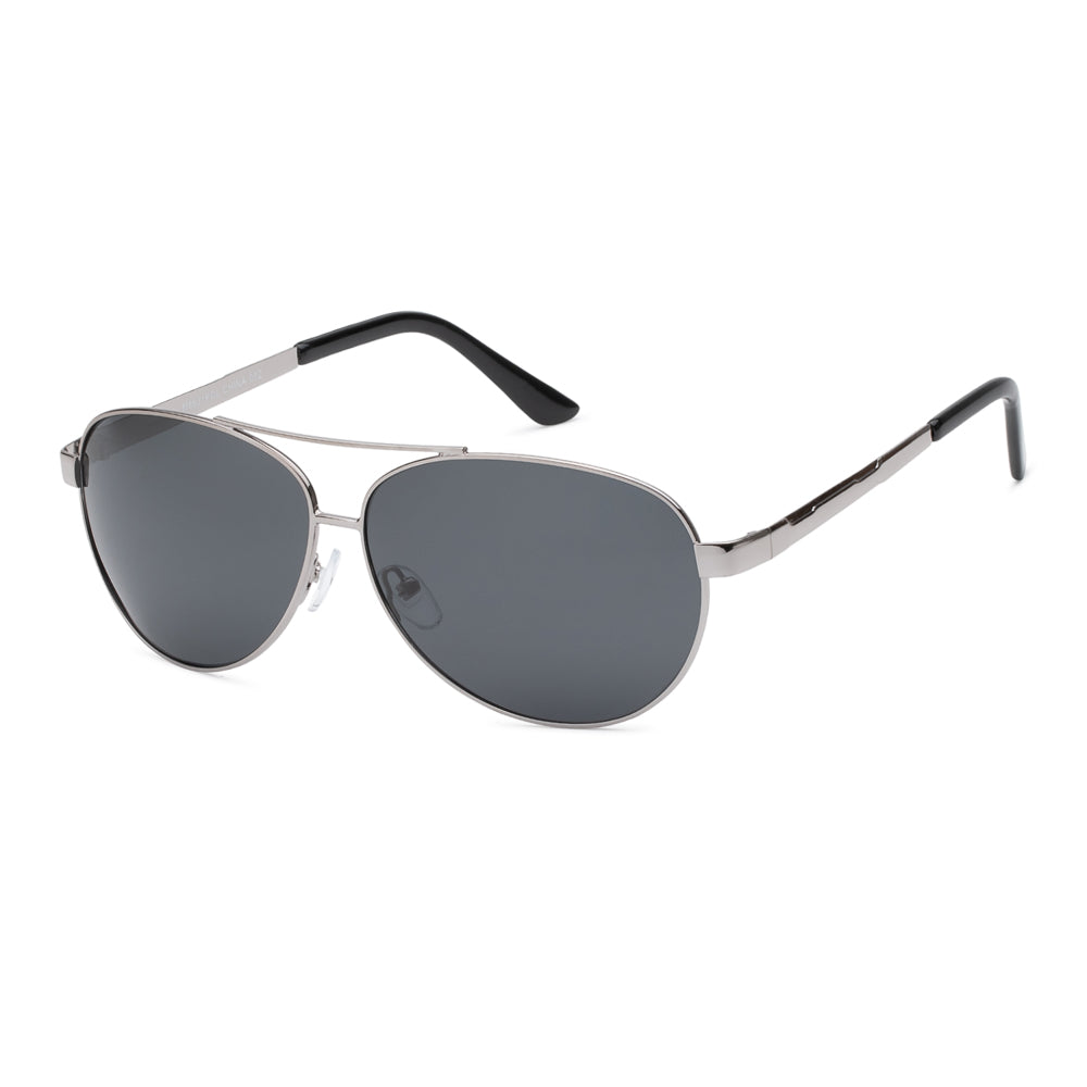 A pair of polarized aviator sunglasses with a sleek metal frame, featuring dark lenses and a stylish design suitable for both men and women. The sunglasses are part of the APTCINC collection and are labeled as unisex, emphasizing their versatility.