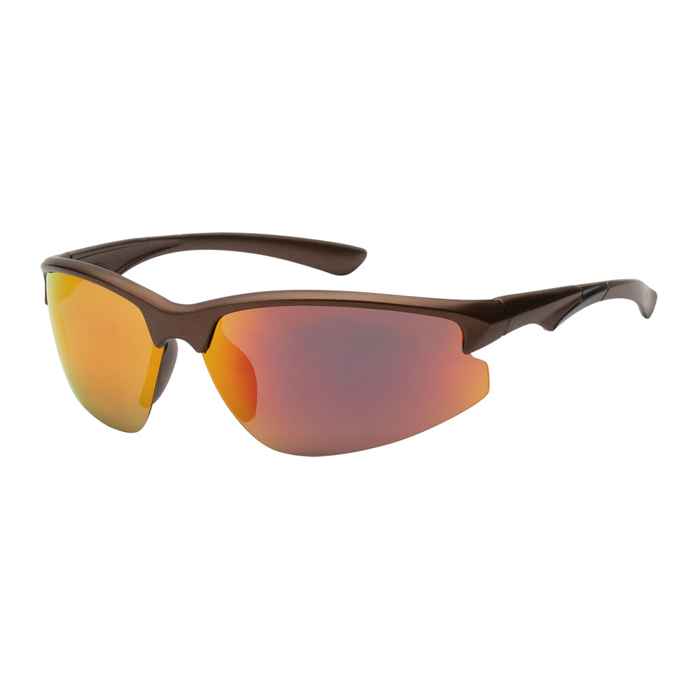 Polarized fashion sunglasses with round frame, black acetate material, and dark lenses, part of Asia Pacific Glasses collection.