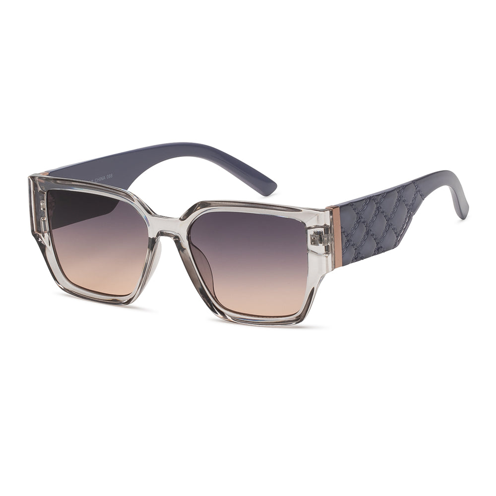 
                  
                    A pair of stylish square-shaped sunglasses designed for women, featuring a plastic frame. The sunglasses are part of the new arrivals from APTCINC and are tagged for June 2024. They showcase a modern fashion aesthetic suitable for various occasions.
                  
                
