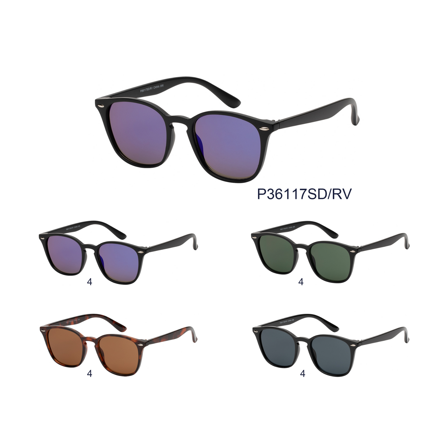 
                  
                    SUNGLASS | P36117SD/RV
                  
                