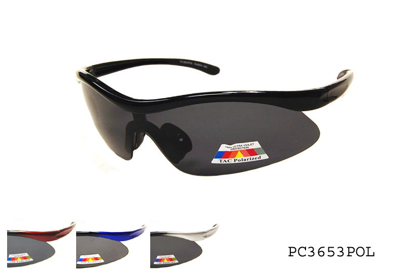 A pair of stylish sunglasses featuring a modern design with polarized lenses. The frame is sleek and contemporary, suitable for various outdoor activities. The sunglasses are part of a collection, likely promoted during a sale event.
