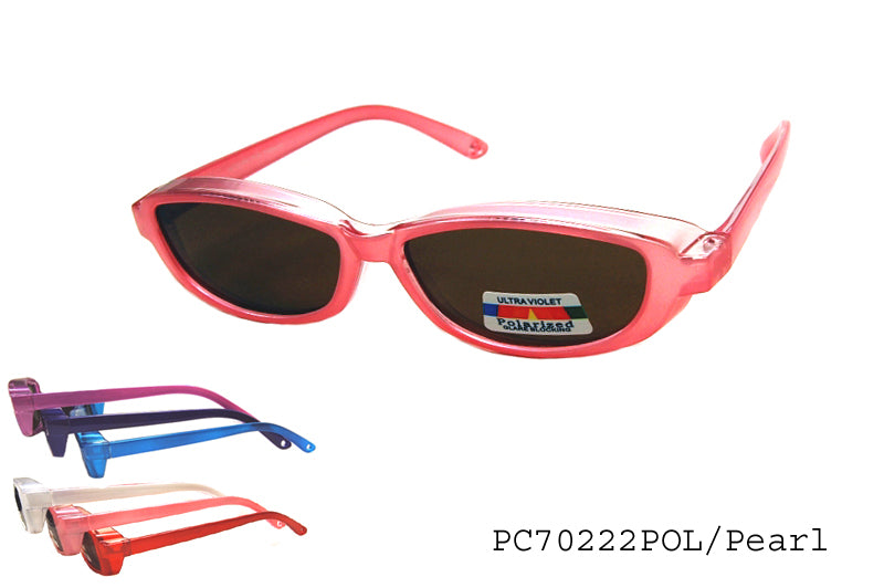 Fitover glasses with a rectangular pearl-colored acetate frame and smoke gradient lenses, ideal for eyewear accessories collections.