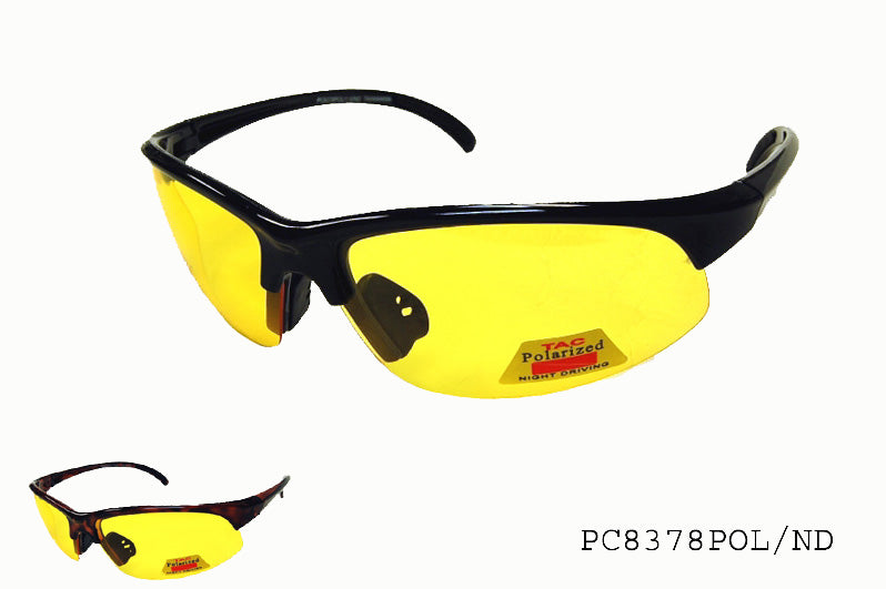 Stylish sunglasses featuring a modern design with polarized lenses, ideal for reducing glare. The frame is sleek and contemporary, suitable for various occasions. Perfect for outdoor activities and fashion-forward looks.