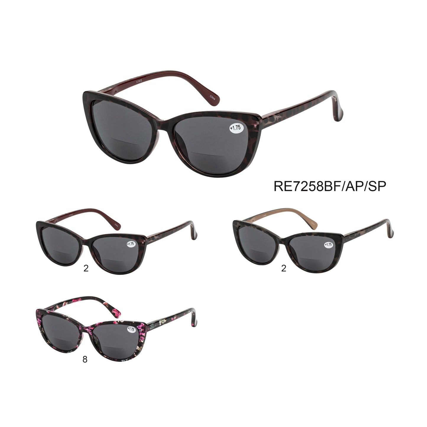 
                  
                    TINTED BIFOCAL | RE7258BF/AP
                  
                
