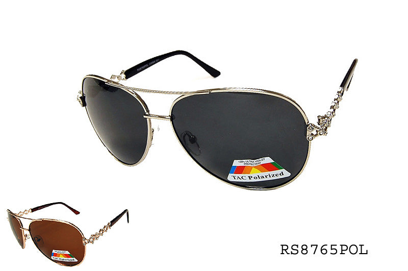 A pair of stylish polarized sunglasses from APTCINC, featuring a sleek frame design. The lenses have a reflective quality, ideal for reducing glare. The sunglasses are part of a special collection, highlighted for holiday sales events.