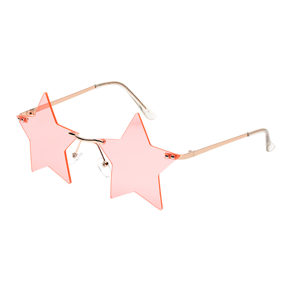 
                  
                    A pair of stylish sunglasses from APTCINC, model M21053CP/MC. The sunglasses feature a sleek metal frame with a modern design, suitable for ladies' fashion. They are part of the Sunglass Collection and are categorized as a novelty item. The image suggests a chic and trendy look, ideal for summer wear.
                  
                