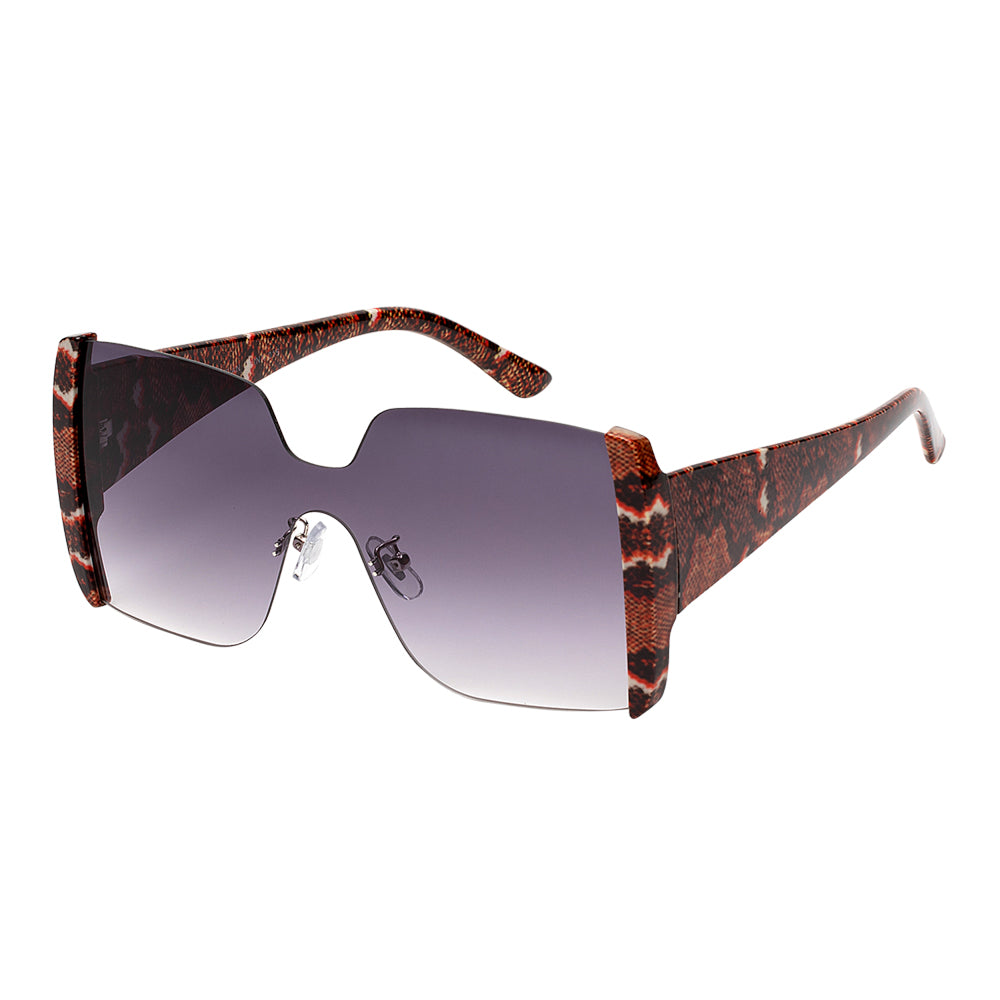 A pair of stylish square-shaped sunglasses with a shield design, featuring a modern frame suitable for women's fashion. The sunglasses are part of the APTCINC collection and are tagged for a seasonal sale event. The overall aesthetic is chic and trendy, ideal for fashion-forward individuals.