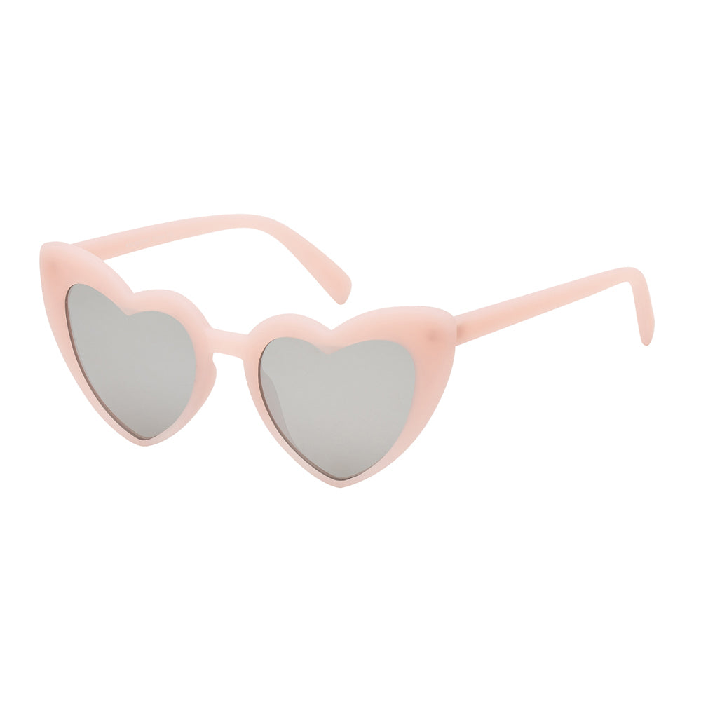 Front view of polarized fashion sunglasses with a rectangle metal frame in multicolor and dark gradient lenses, part of Asia Pacific Glasses' 2023 new arrivals.